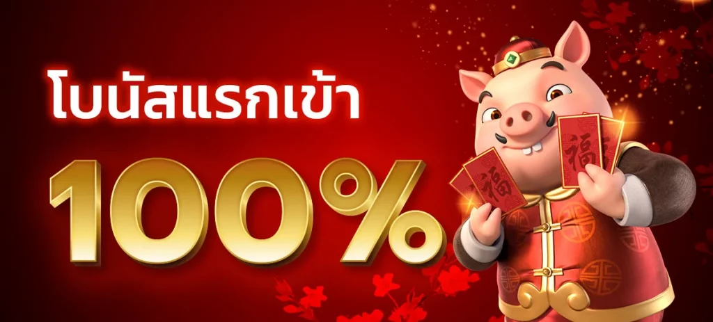 สมาชิกใหม่รับโบนัส100%